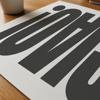Ciao Bold Type Poster – närbild på papper