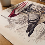 City Slicker Poster – närbild på papper