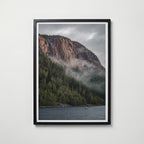 Cliffside Fjord Poster