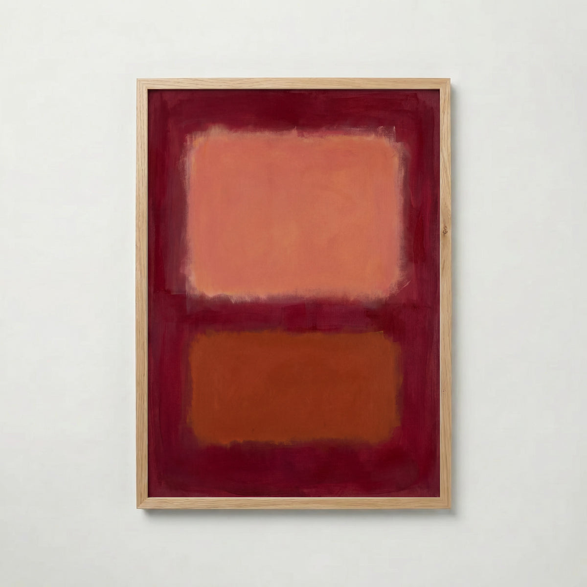 Colour Field in Crimson Poster – ekram