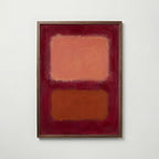 Colour Field in Crimson Poster – valnötsram