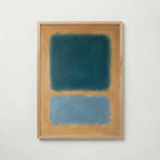 Colour Field in Teal Poster – ekram