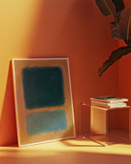 Colour Field in Teal Poster – i rum 2