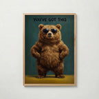 Cool Bear Poster med ekram