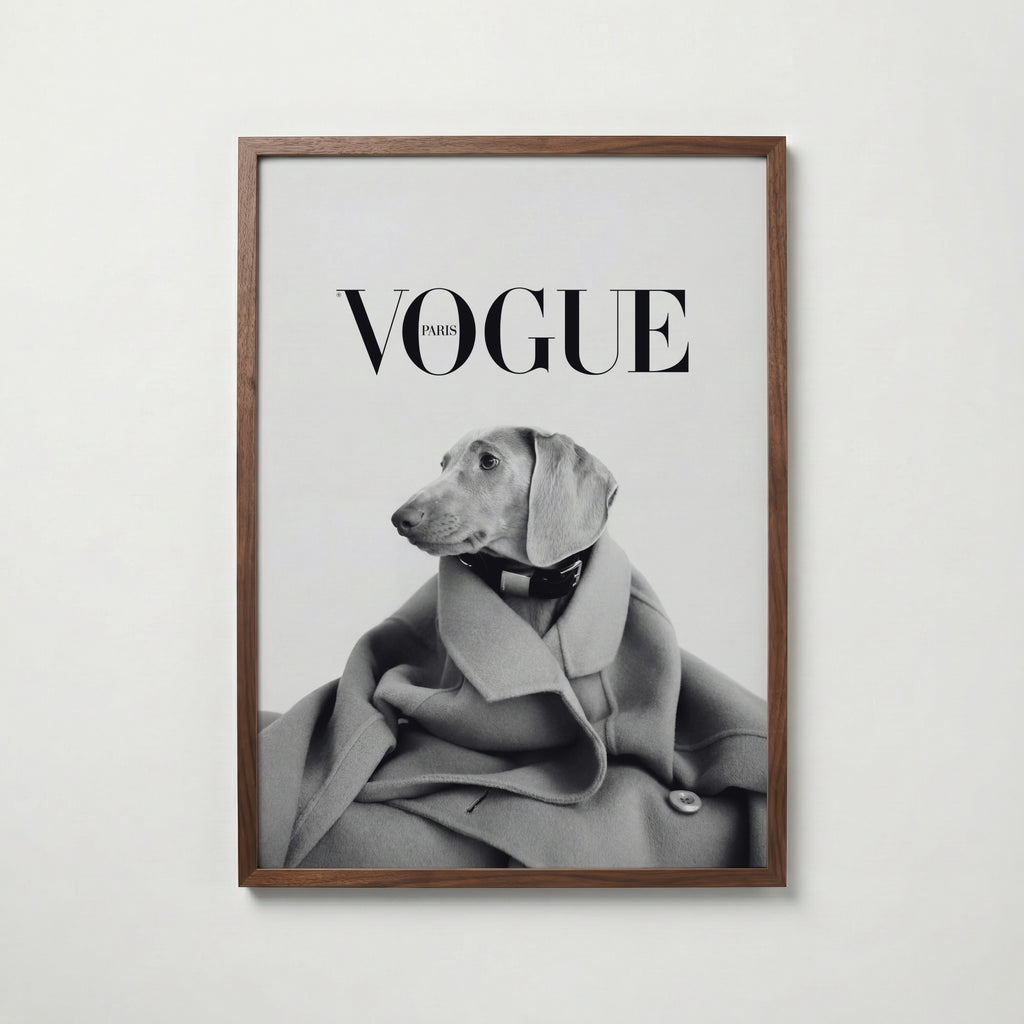 Wrapped Wool Hound Poster – valnötsram