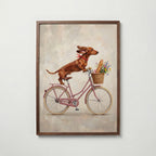 Dachshund on Tour Poster – valnötsram
