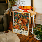 William Morris Hazel Squirrel Poster – i rum 5