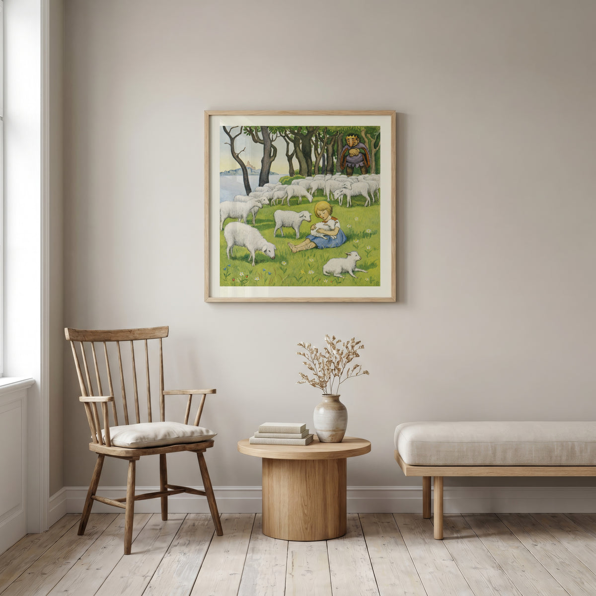 Elsa Beskow Resan till landet – se tillgängliga storlekar för din Bozetto poster