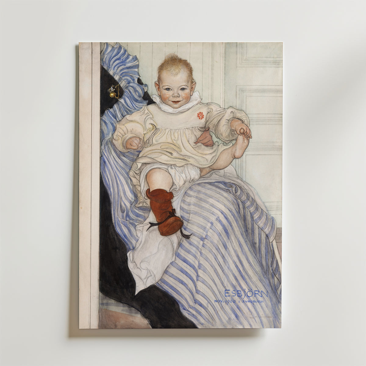 Carl Larsson Esbjörn – stilfullt konsttryck från Bozetto, tryckt på matt finpapper