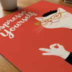 Espresso Yourself Poster – närbild på papper