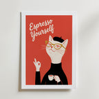 Espresso Yourself Poster – med passepartout