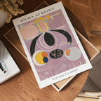 Hilma af Klint The Ten – affisch med stilfullt motiv från Bozetto i hög kvalitet