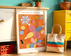 Hilma af Klint The Ten poster visualiserad på vägg – från Bozetto i hög kvalitet