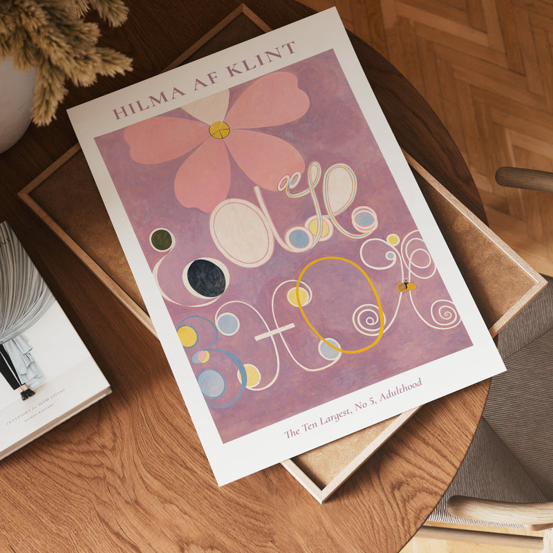 Hilma af Klint The Ten Largest No. 5 Adulthood Poster