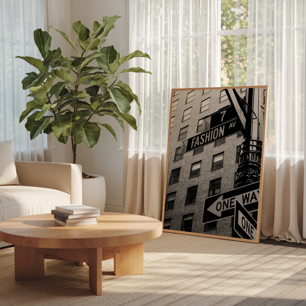 Fashion Avenue Sign Poster – i rum 5