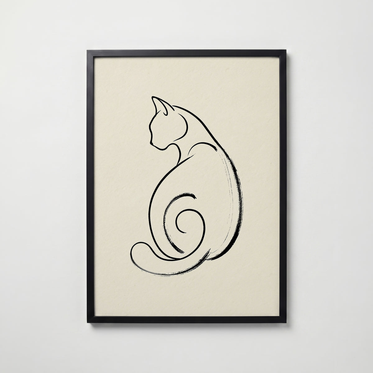 Feline Curl Poster i hemmiljö