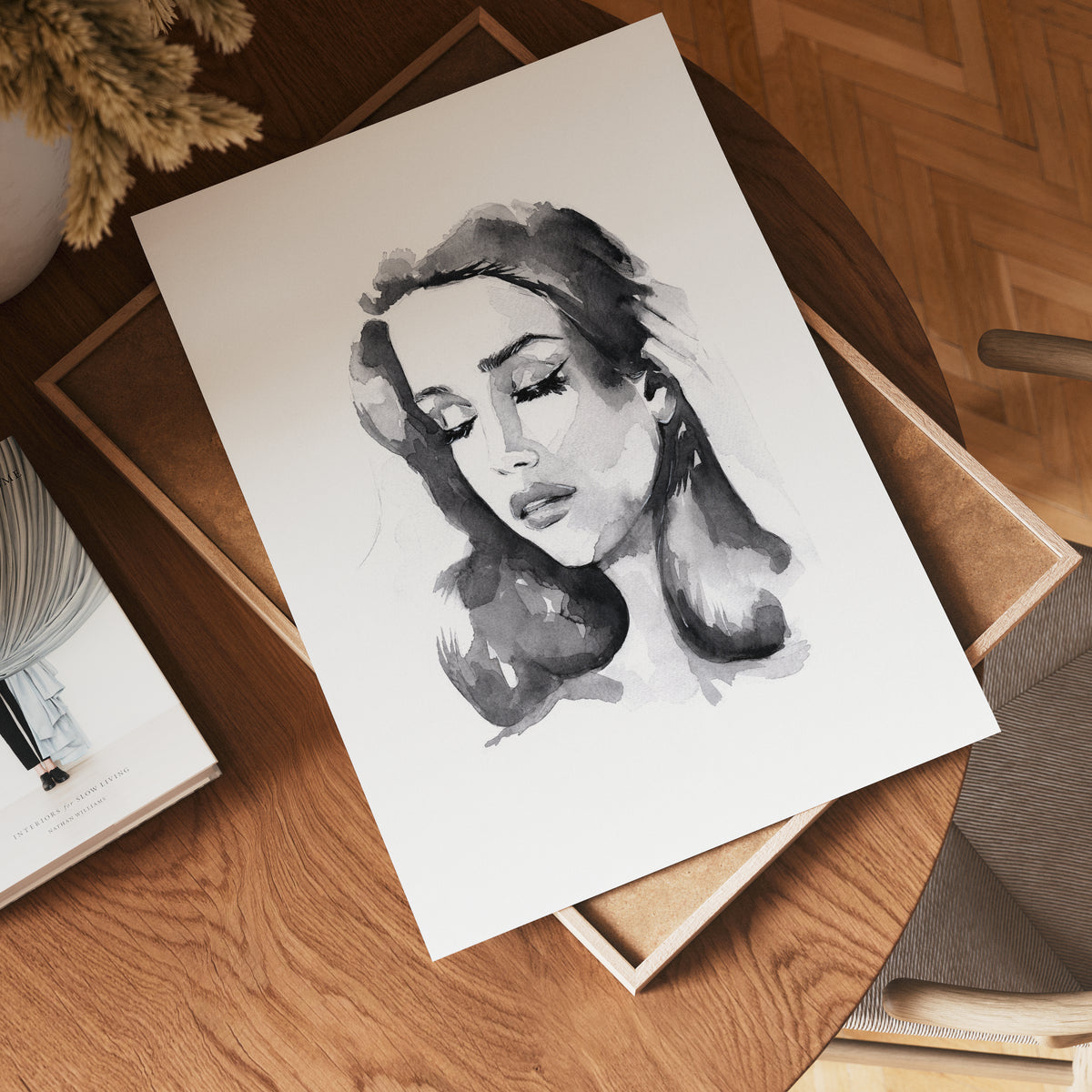 Helena Engström Femininity – affisch med stilfullt motiv från Bozetto i hög kvalitet