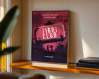 Mockup av Fight Club No.2 affisch på vägg – köp enkelt hos Bozetto i hög kvalitet