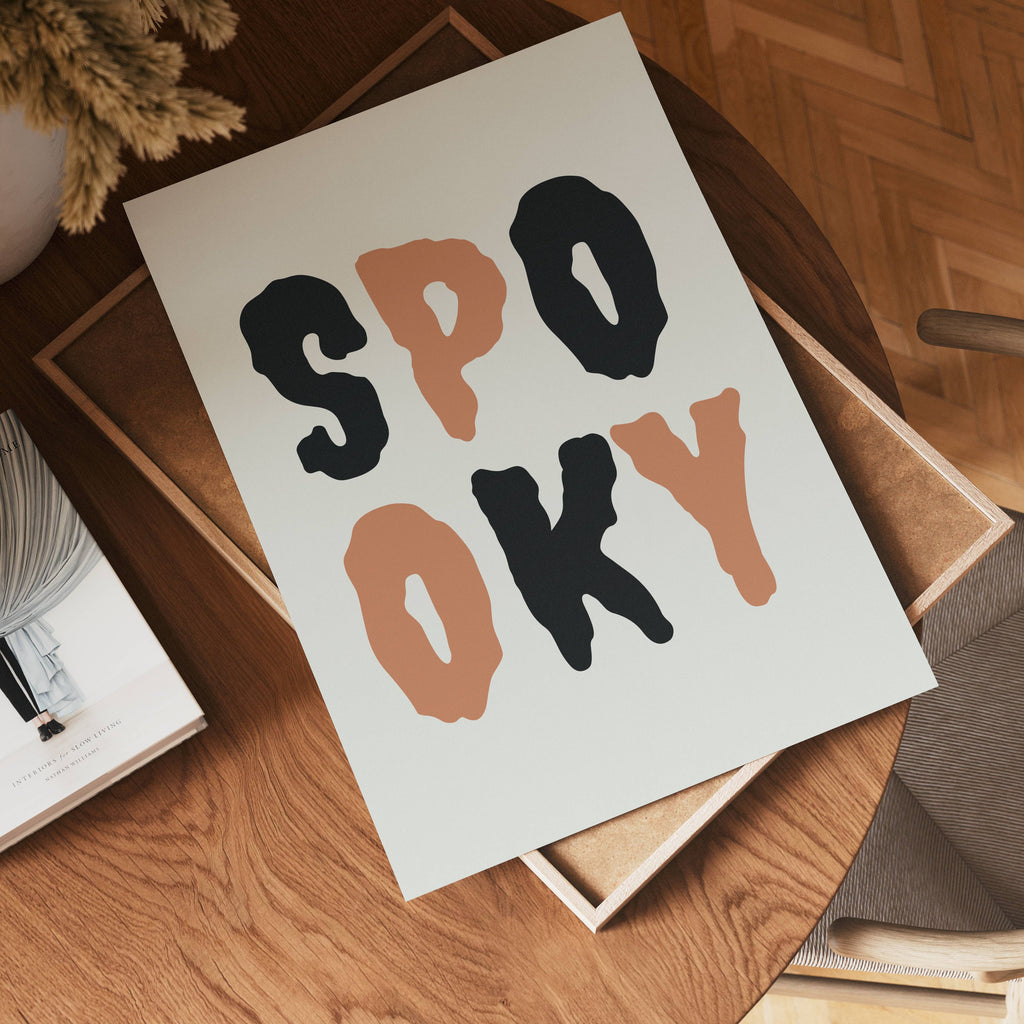 Spooky Vibes poster visad rakt fram – Bozetto affisch i hög tryckkvalitet i hög tryckkvalitet