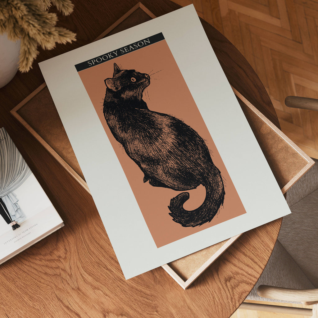 Midnight Whiskers poster visad rakt fram – Bozetto affisch i hög tryckkvalitet i hög tryckkvalitet