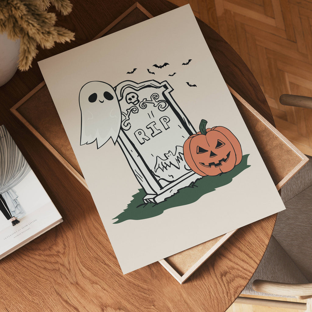 Graveyard Whispers poster visad rakt fram – Bozetto affisch i hög tryckkvalitet i hög tryckkvalitet