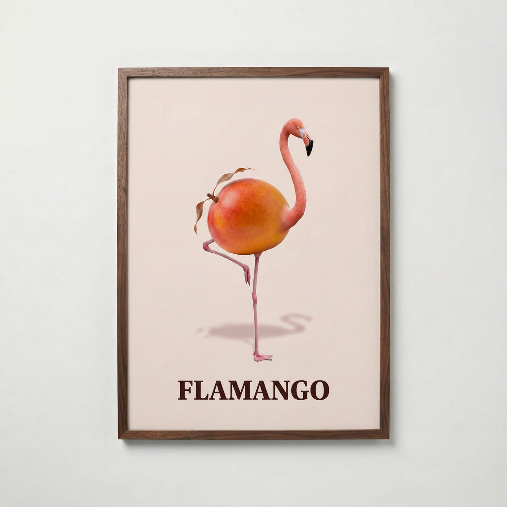 Flamango Poster – valnötsram
