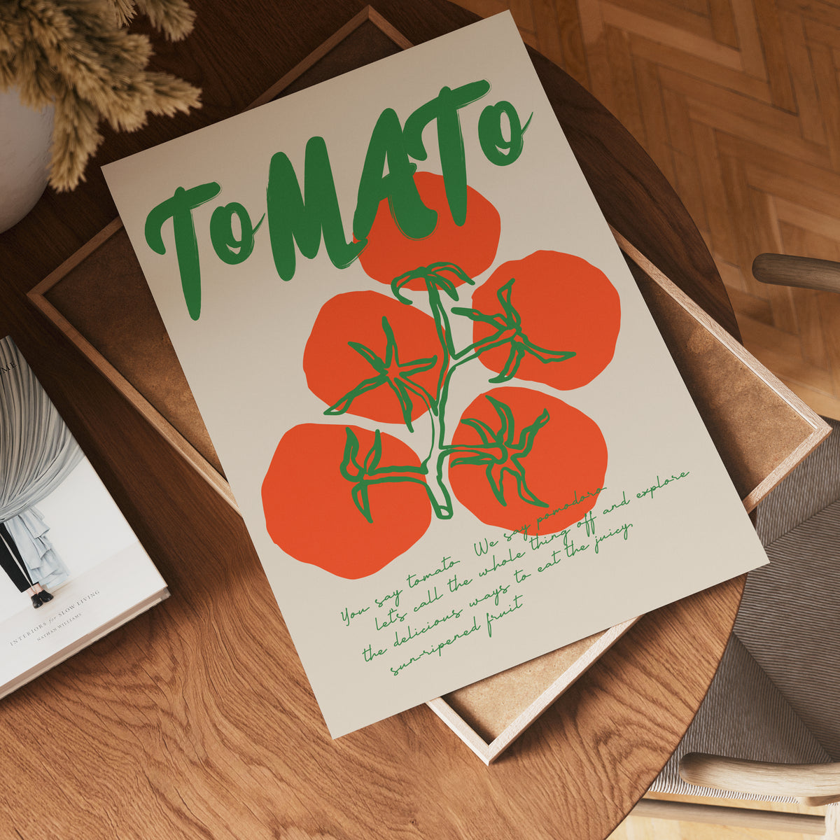 Tomato Lover poster visad rakt fram – Bozetto affisch i hög tryckkvalitet i hög tryckkvalitet