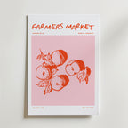 Farmers Market – stilfullt konsttryck från Bozetto, tryckt på matt finpapper i hög tryckkvalitet