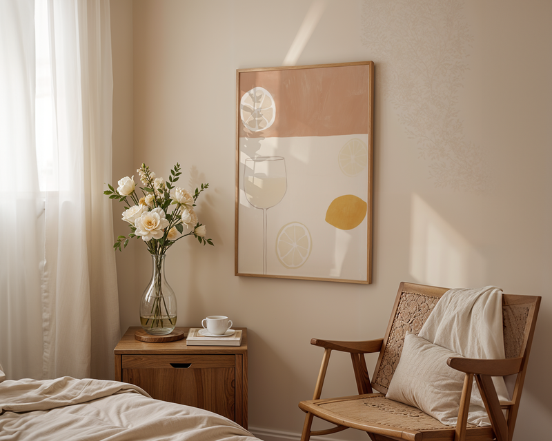 Sunny Sip Drink Poster