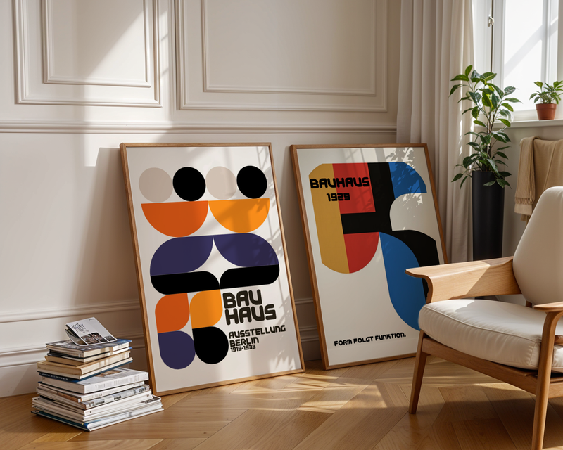 Bauhaus Form and Function Poster