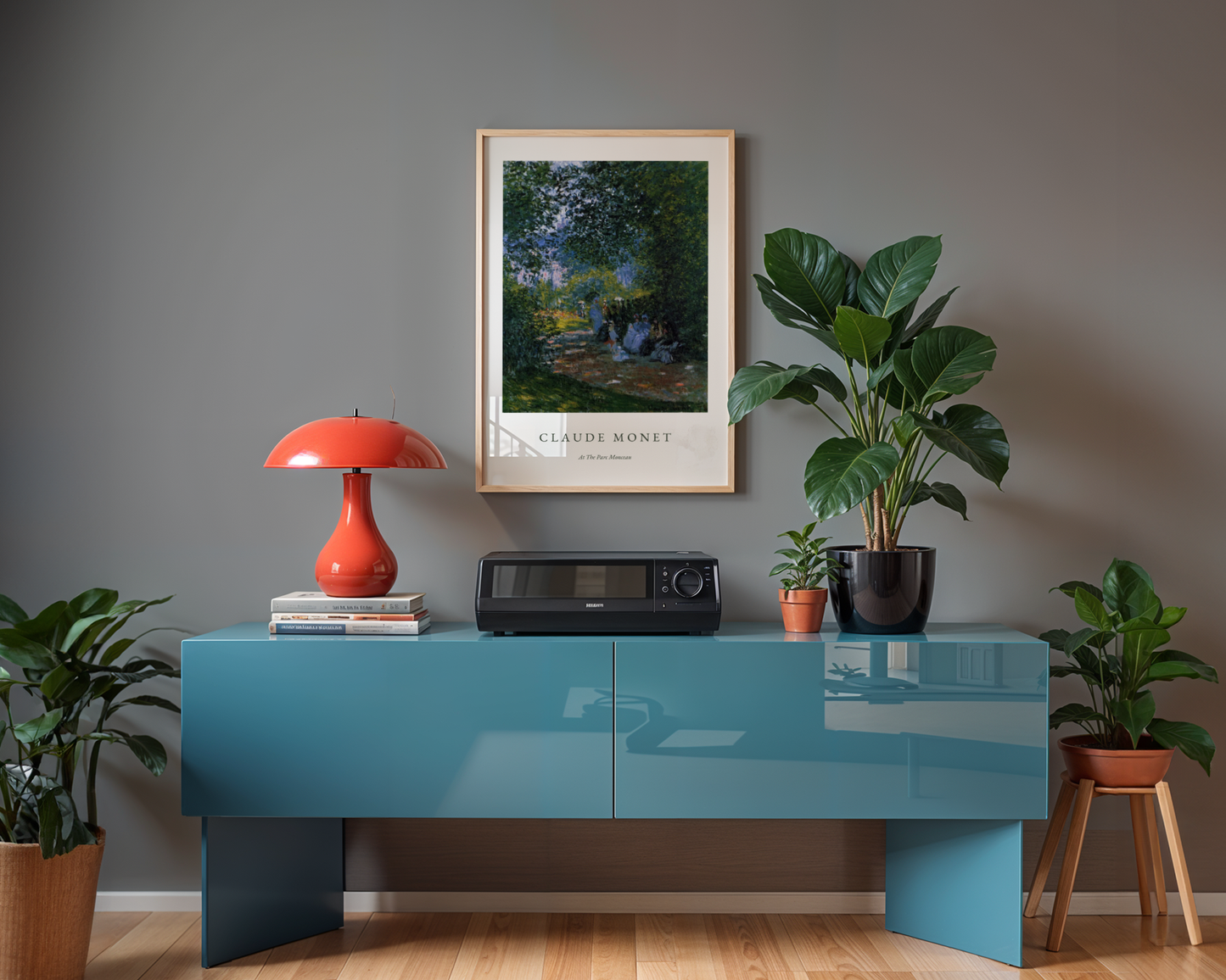 Claude Monet At the parc monceau Poster