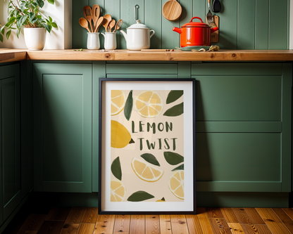 Lemon Twist Poster