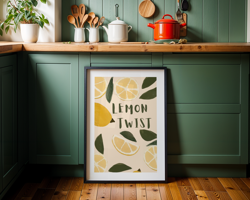 Lemon Twist Poster