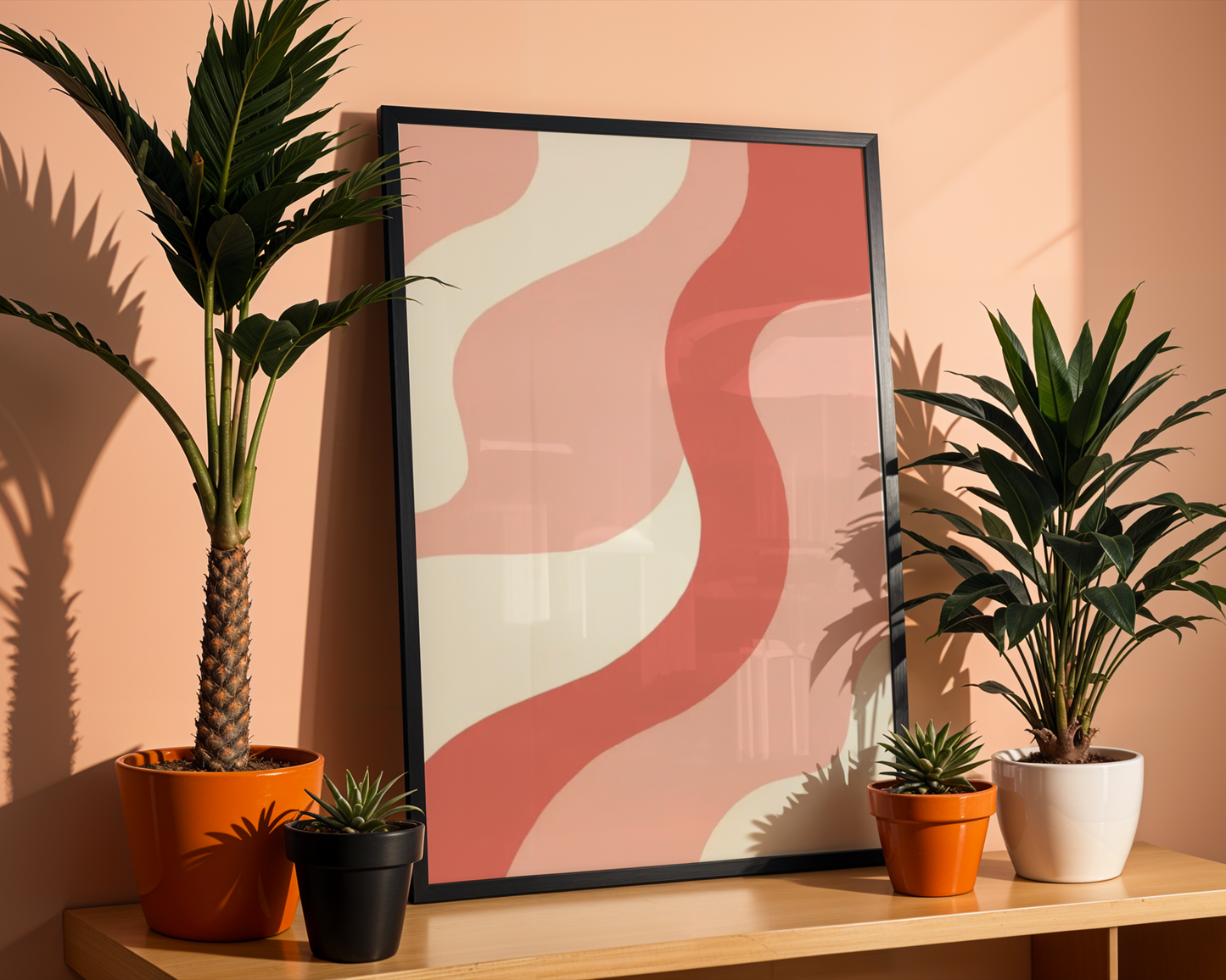 Abstract Colorful Shapes No.3 Poster