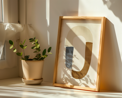 Abstract Shape Flow Poster