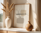 Mockup av Nordic Still Life affisch på vägg – köp enkelt hos Bozetto i hög kvalitet