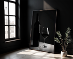 Mockup av Timeless Decanter affisch på vägg – köp enkelt hos Bozetto i hög kvalitet