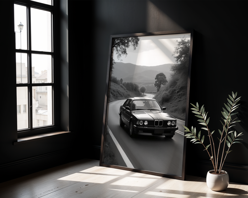Vintage BMW Poster