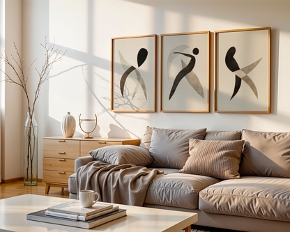 Abstract Movement Poster