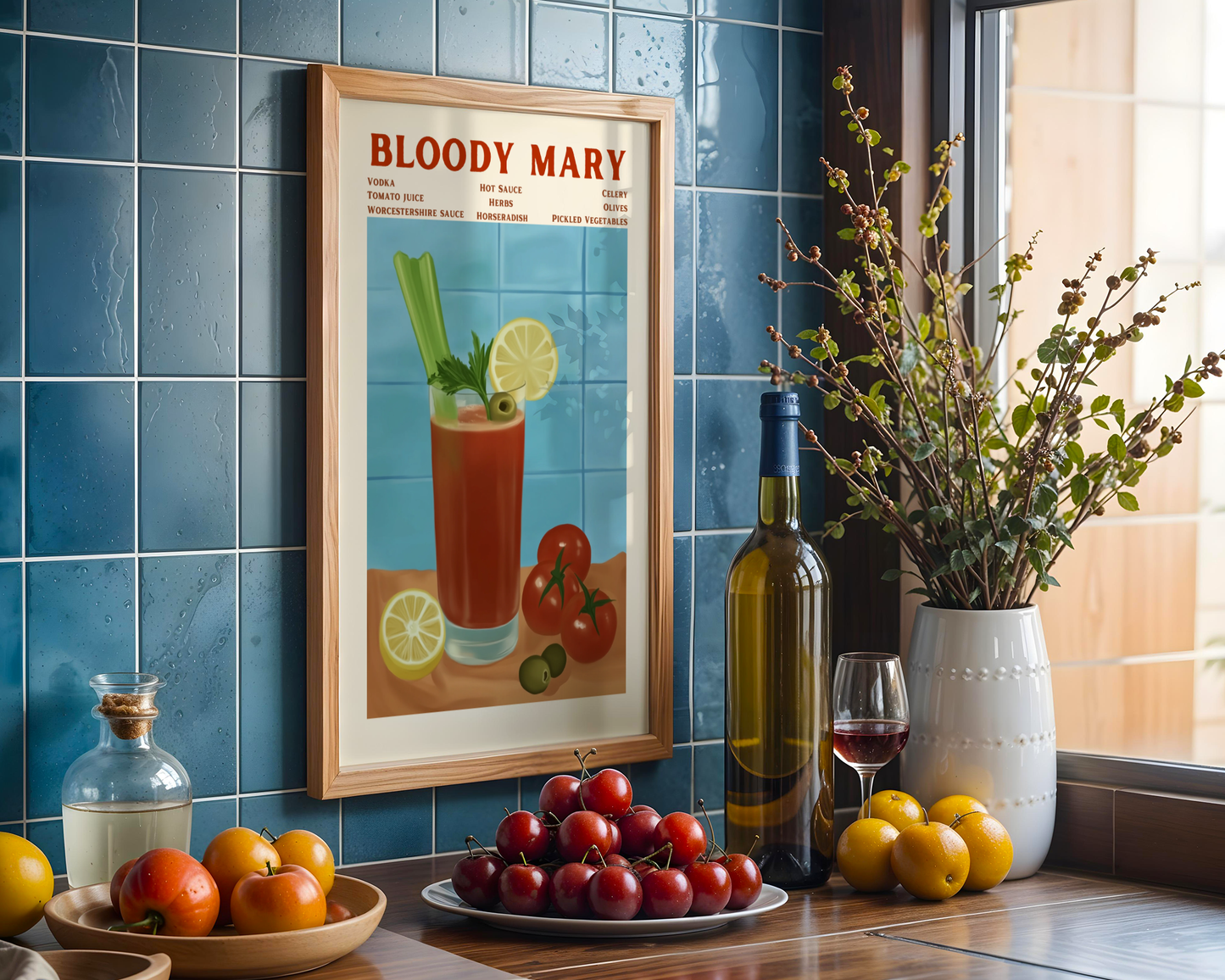 Bloody Mary Cocktail Poster