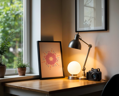 Pink Paintburst Energy Poster