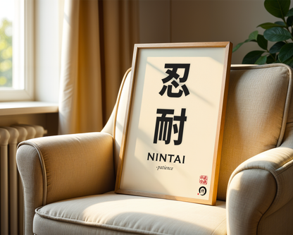 Nintai Japanese Poster
