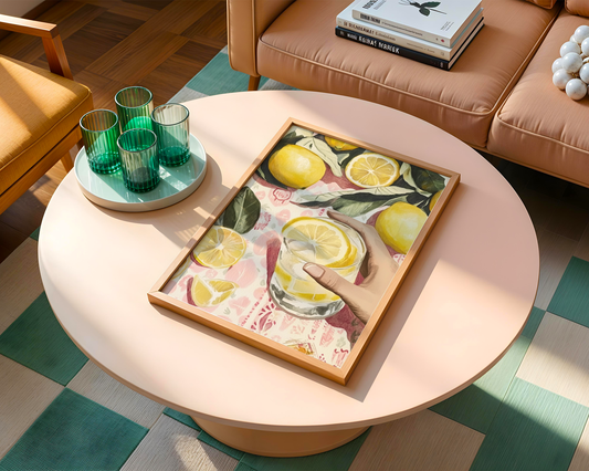 Lemon Delight Drink Poster