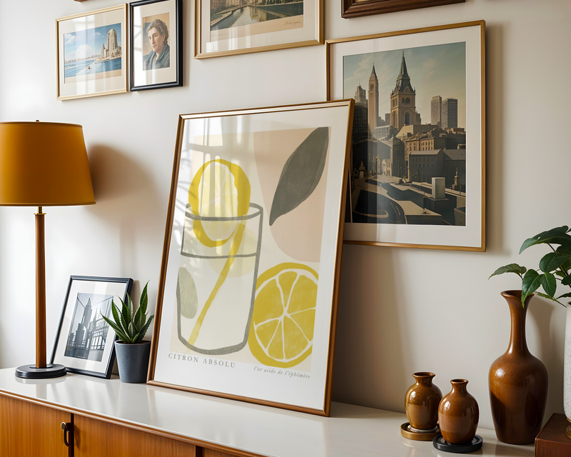 Citron Absolu Drink Poster