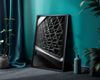 Mockup av Vintage Speaker affisch på vägg – köp enkelt hos Bozetto i hög kvalitet