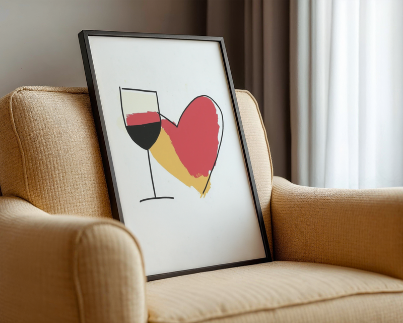 Wine Is Love Poster