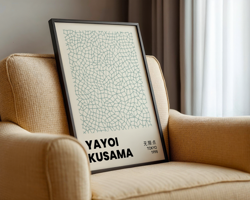 Yayoi Kusama Infinity Web Poster