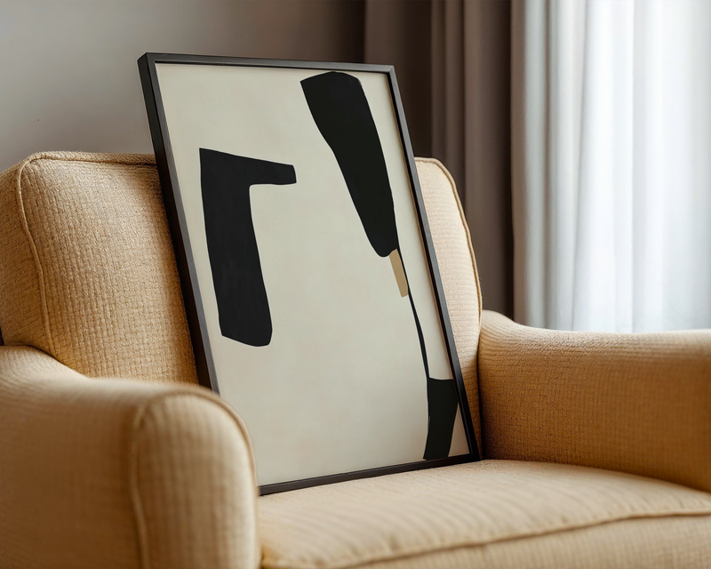 Minimal Abstract Form Poster