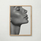 Soft Freckled Profile Poster – ekram