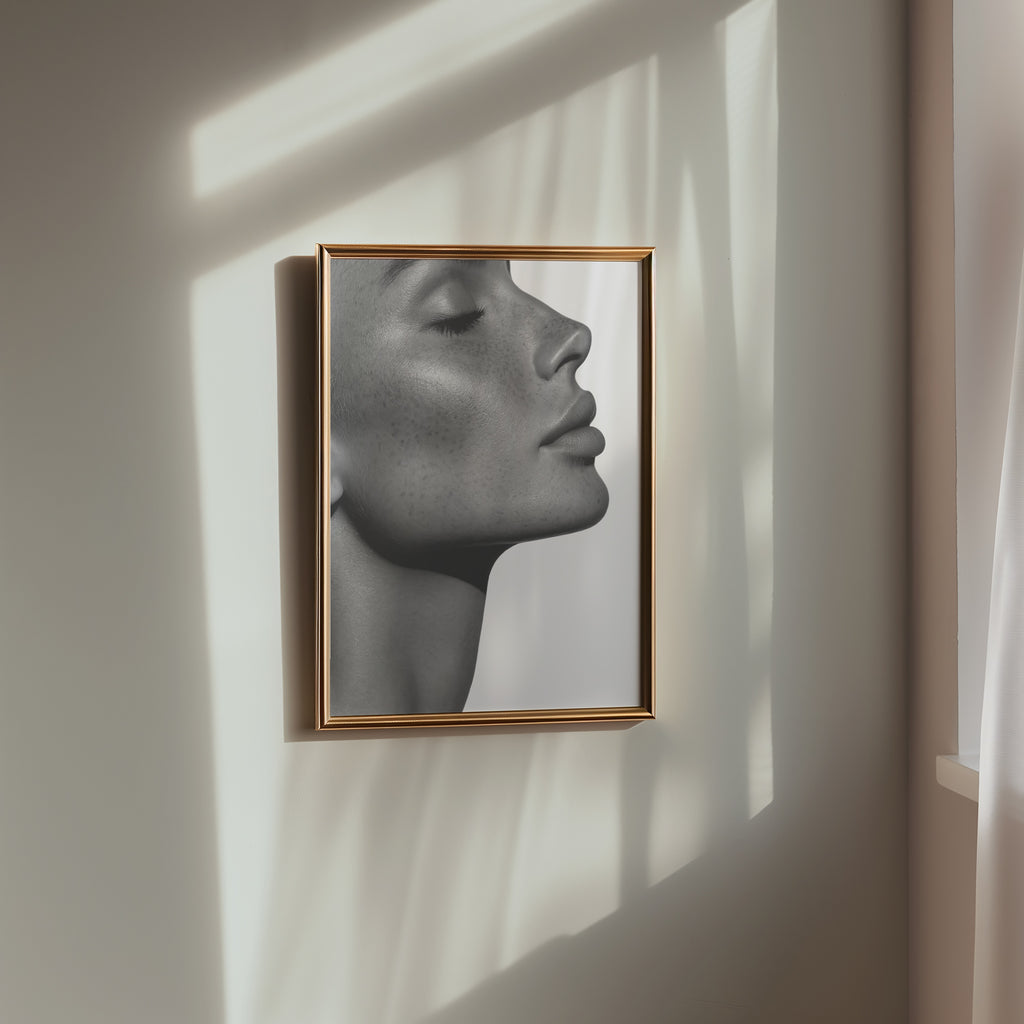 Soft Freckled Profile Poster – i rum 4